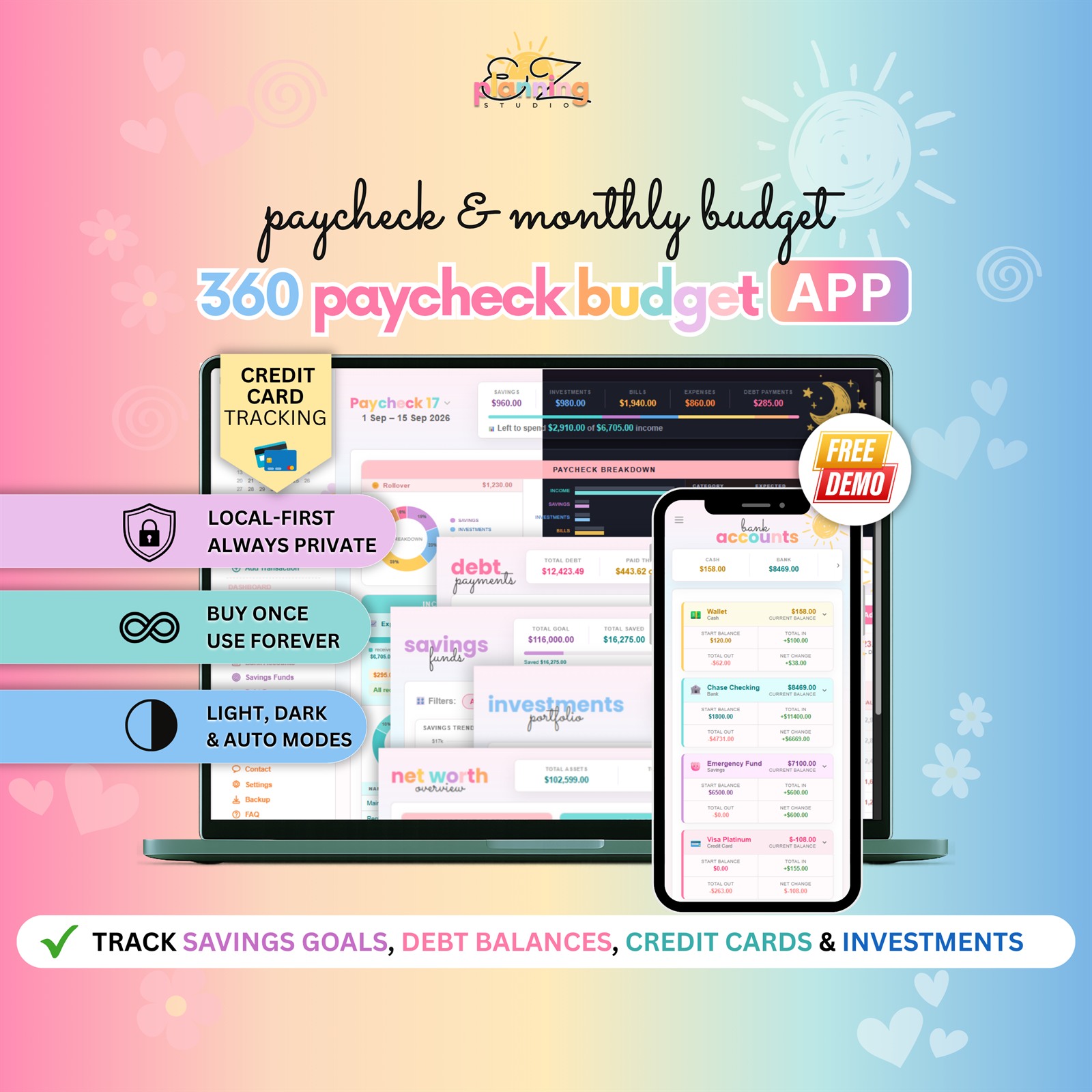 360 Paycheck Budget App